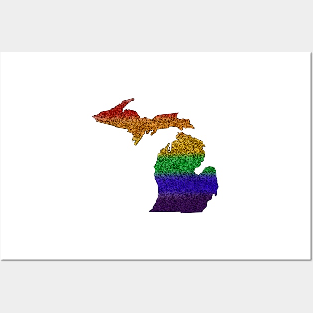 Michigan Pride Wall Art by Naoswestvillage